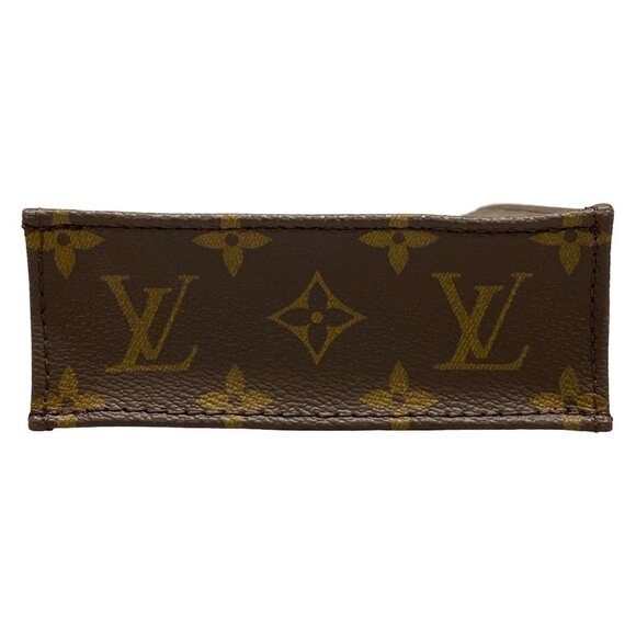 Auth LOUIS VUITTON Petit Sac Plat M69442 Monogram - CA4230 Tote Bag - Picture 6 of 16